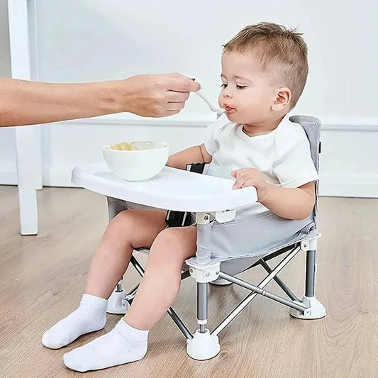 Aluminium Alloy Foldable Portable Compact Baby Chair With Safe Belt