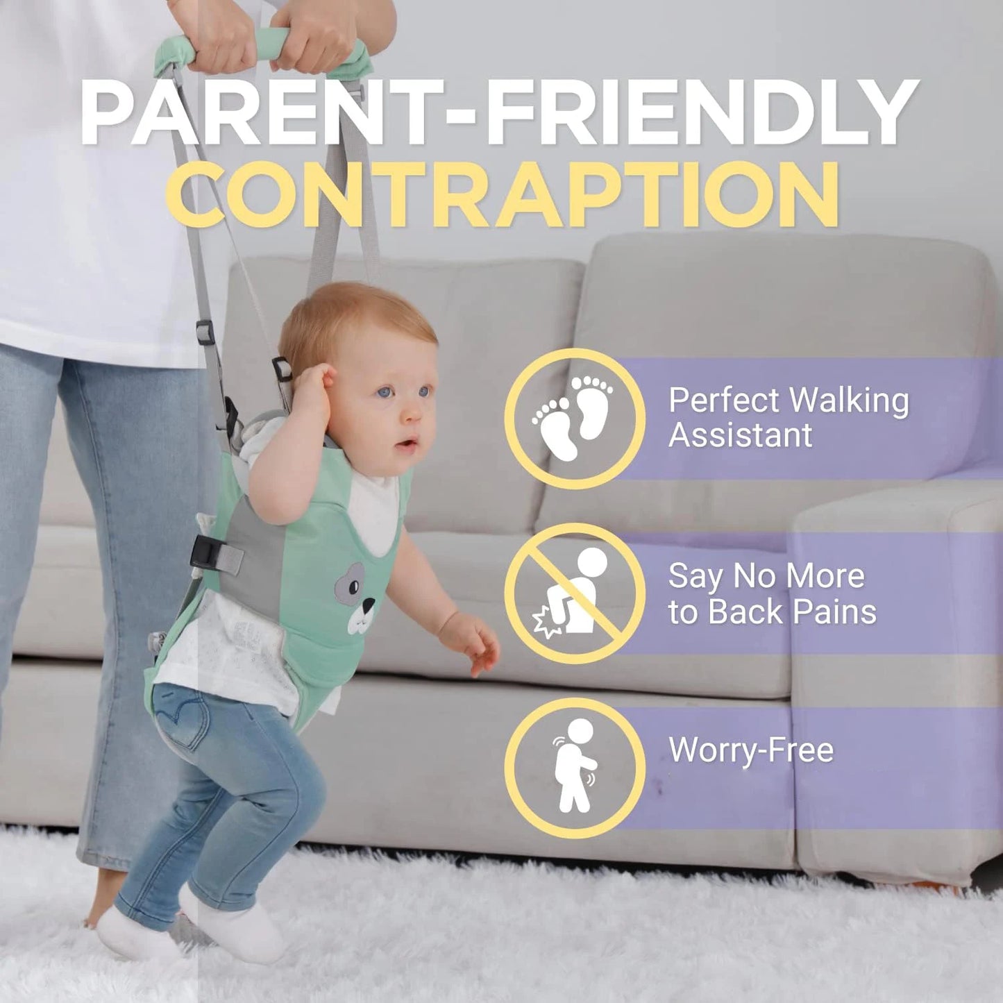 Baby Walking Belt - Handheld Walking Assistant