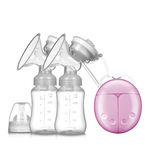 Double Electric Breast Pumps Powerful Nipple Suction USB