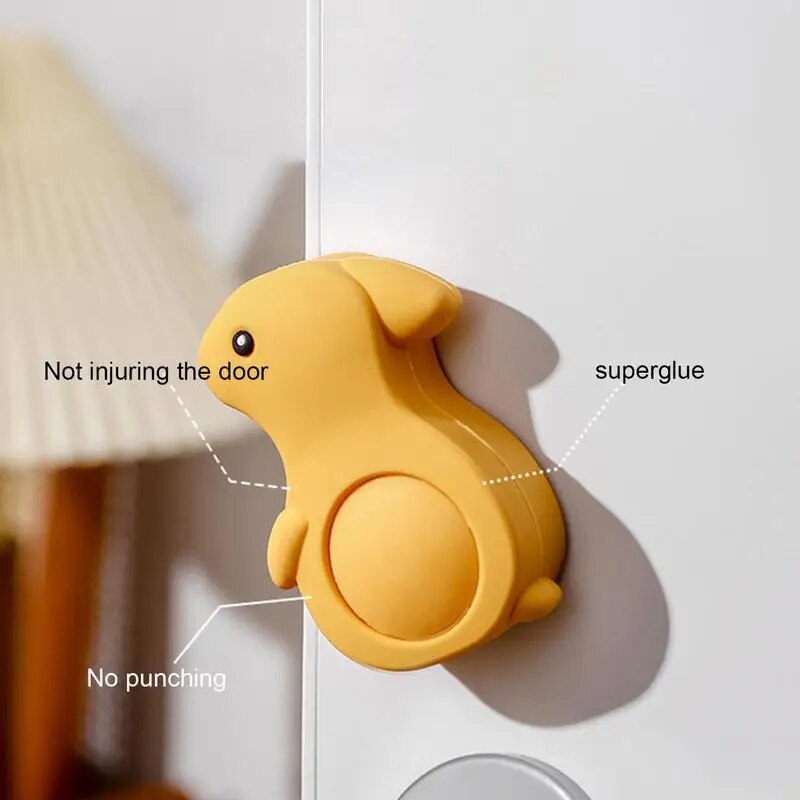 Baby Safety Door Finger Pinch Cartoon Animal Security Door