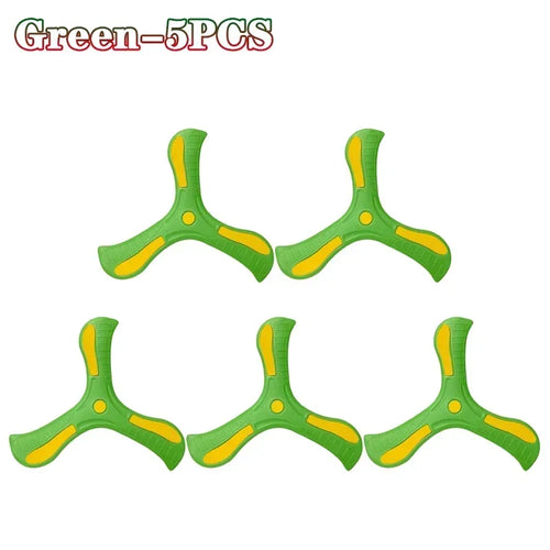 Children Soft Boomerang Toy Three-leaf Cross Outdoor Flying Disc Games