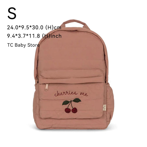 Solid Color with Design Backpack Parent-Child