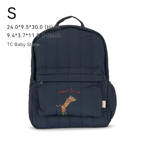 Solid Color with Design Backpack Parent-Child