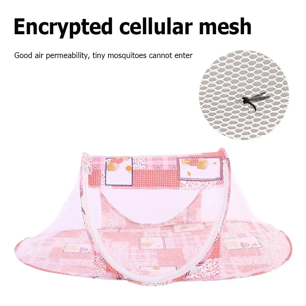High Density Mesh Children's Mosquito Net Free Installation Portable