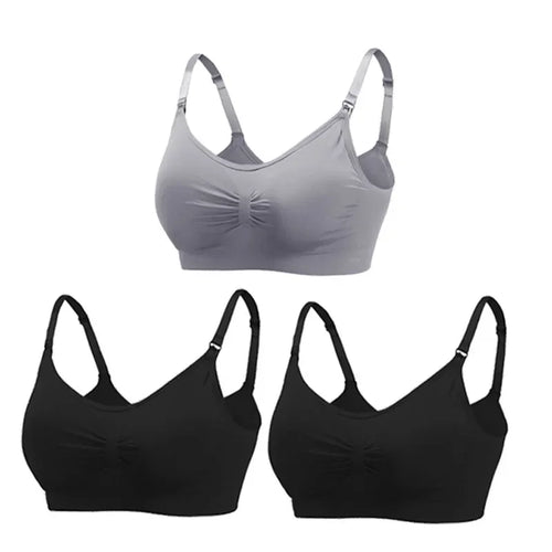 3PC/lot Breastfeeding Maternity Nursing Cotton Bras