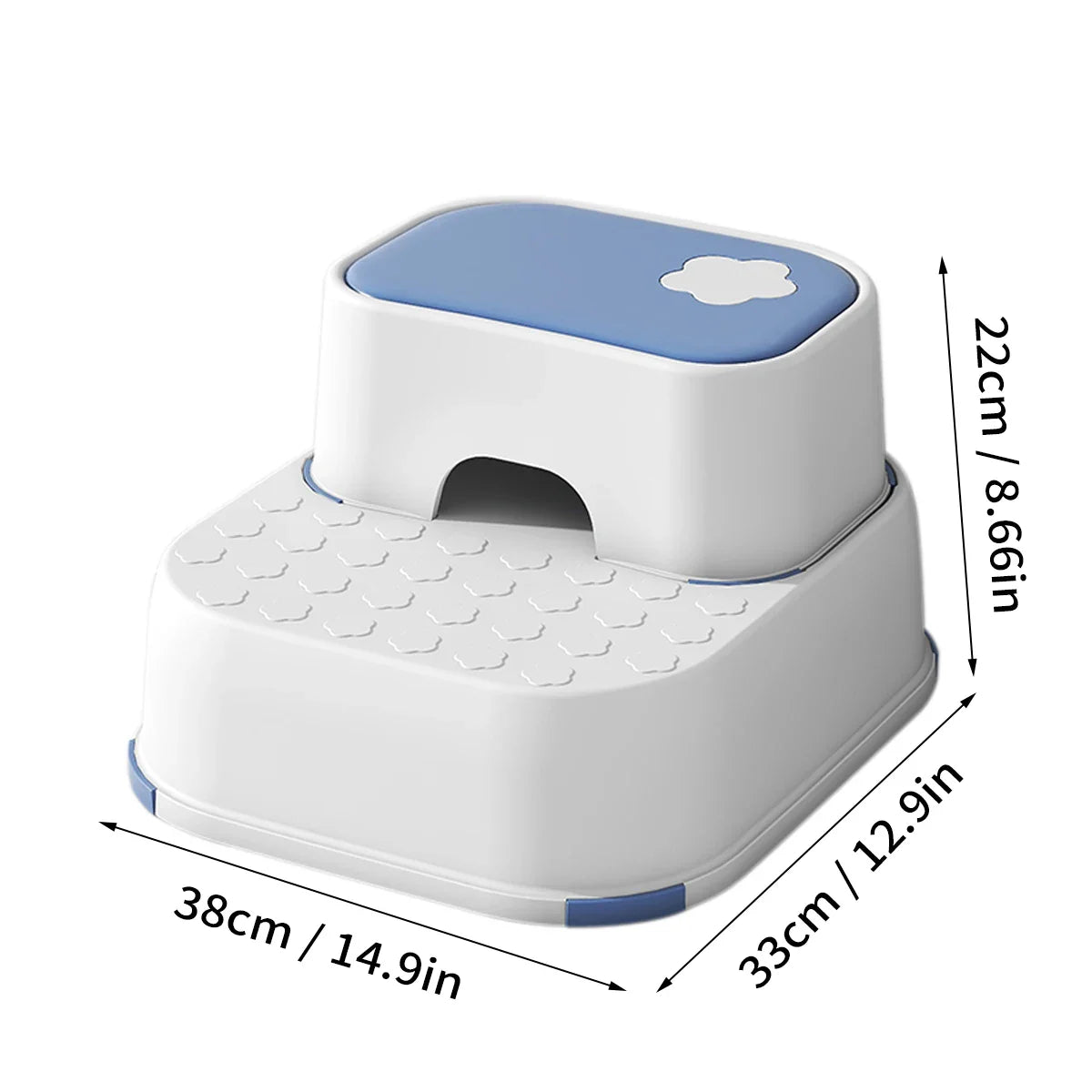 Kids Step Stool with Non-Slip Pads Living Room Furniture Children Safety Training Stool