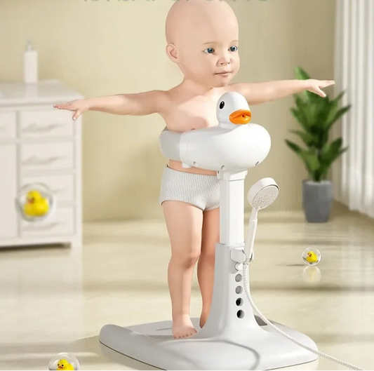 Portable Non-slip Duck Shaped Baby Racks Shower Helper Handle