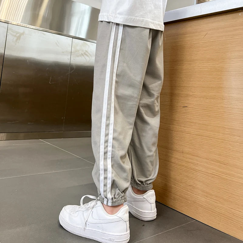 1/3 Pieces Children's Summer Solid Color Boys Basic Sports Pants