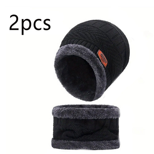 2Pcs 4Set Winter Warm Hat Scarf Gloves Set (3+Years)