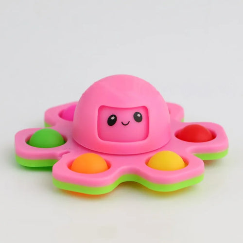 Octopus Finger Toy Spinner Expressions Push Press Bubble Sensory