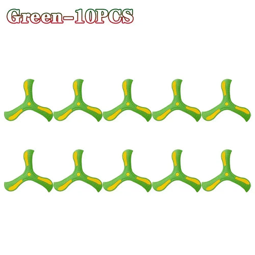 Children Soft Boomerang Toy Three-leaf Cross Outdoor Flying Disc Games