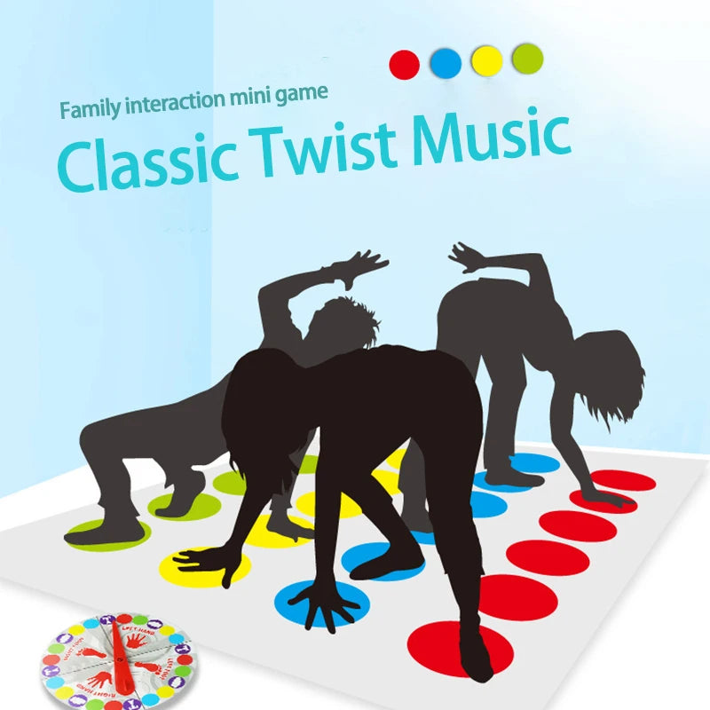 Twist Funny Family Body Twist Move Mat Board Game Party Fun