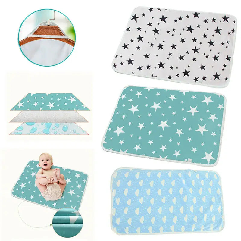 Waterproof Reusable Baby Diaper Changing Mats