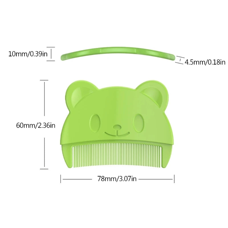 Baby Hair Comb Children Hair Soft Teeth Cradle Caps Hair Combs