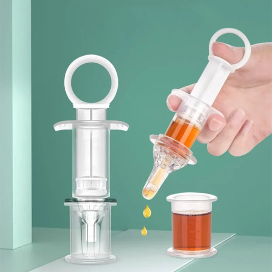 Baby Syringe Shape Feeder Newborn Dropper Medicine Feeder Needle