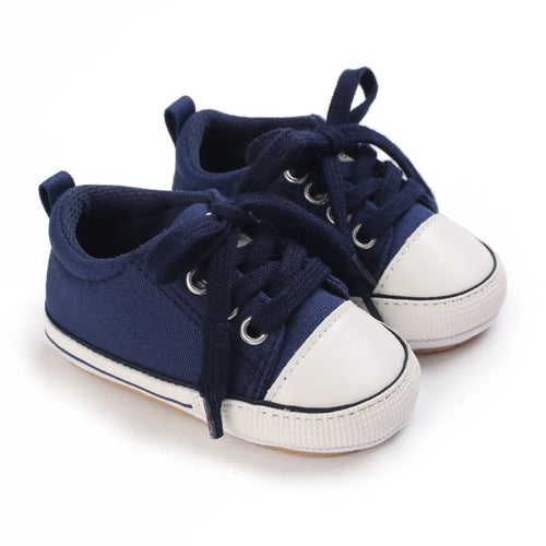 Baby Boys Girls Canvas Shoes Non-slip Rubber