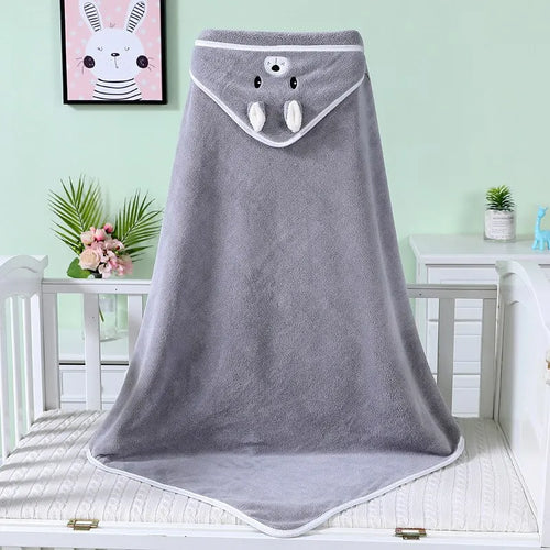 Baby Bath Towel Soft Warm Swaddle Wrap for Girl Boy