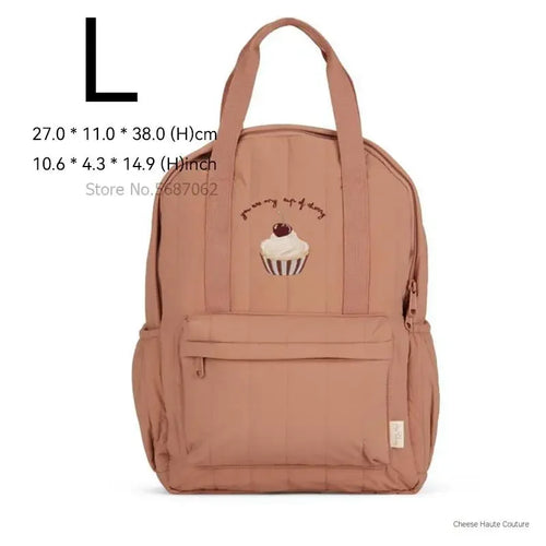 Solid Color with Design Backpack Parent-Child
