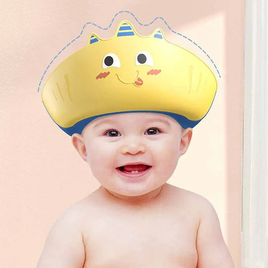 Children Shower Shampoos Soft Adjustable Waterproof Wash Hair Hat