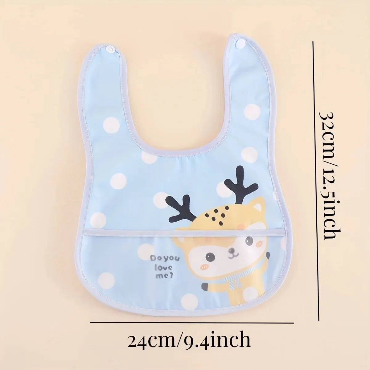 Random 5pcs Cartoon Animals Waterproof Bibs Baby Girls Boys