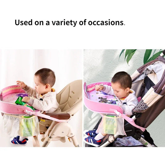 Kids Travel Car Seat Activity and Play Tray Organizer