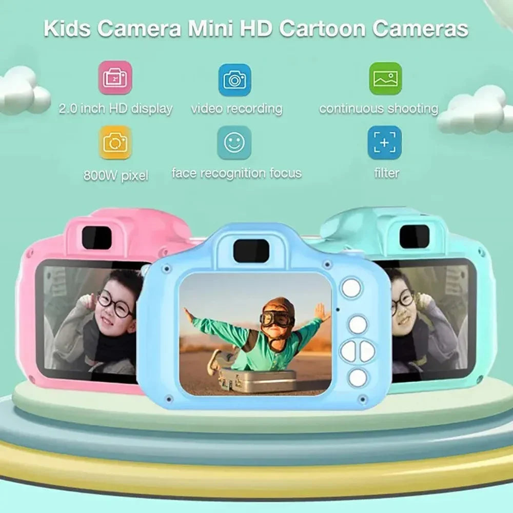 X2 Children Mini Digital Camera Can Take Pictures Video- Small