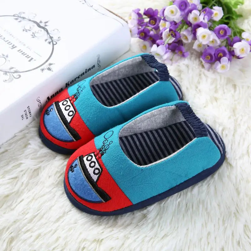 Fashion Spring Autumn Animal Kids Living House Shoes Children Boys