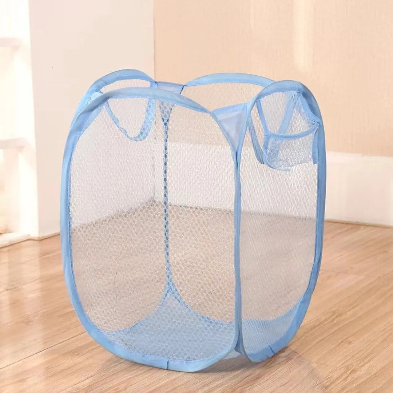 Mesh Folding Laundry Storage Basket