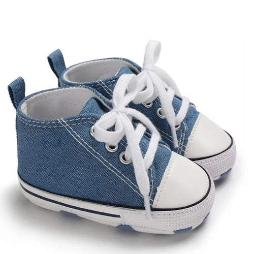 Boys Girls Classic Canvas Casual Sneakers Newborn First