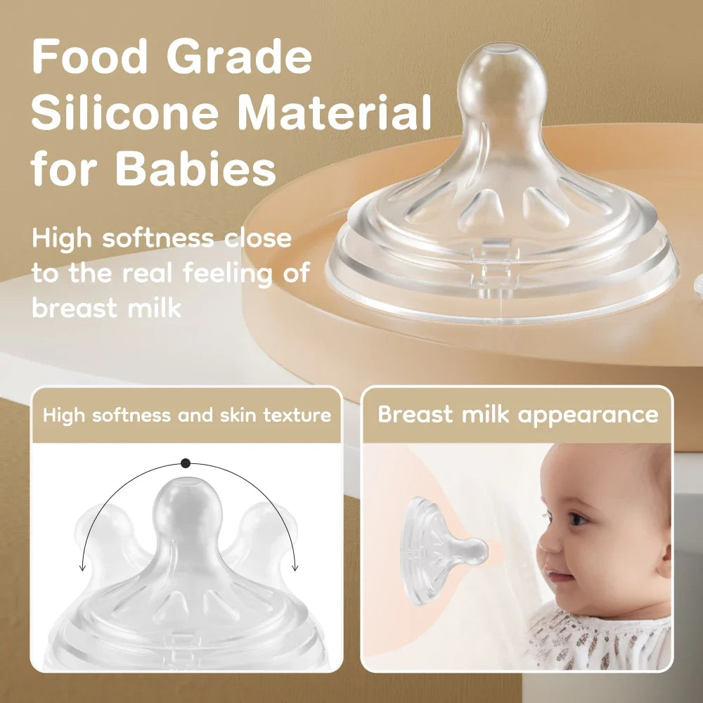 150/240/330ML Baby PP Bottle Newborn Bottle with Handle Milk