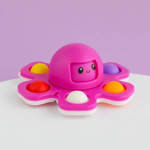 Octopus Finger Toy Spinner Expressions Push Press Bubble Sensory