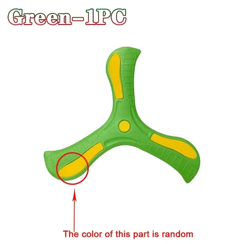 Children Soft Boomerang Toy Three-leaf Cross Outdoor Flying Disc Games