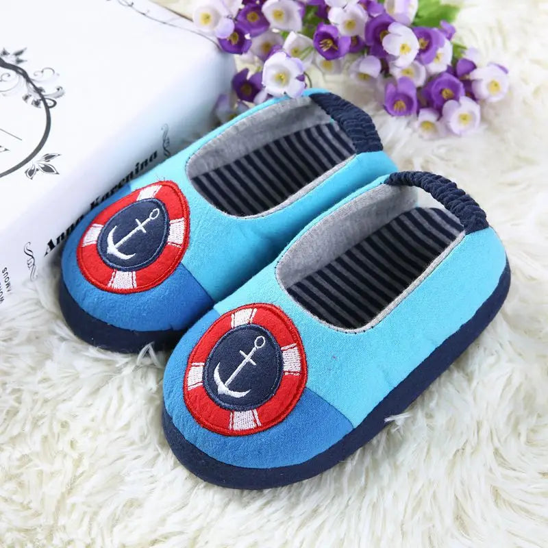 Fashion Spring Autumn Animal Kids Living House Shoes Children Boys