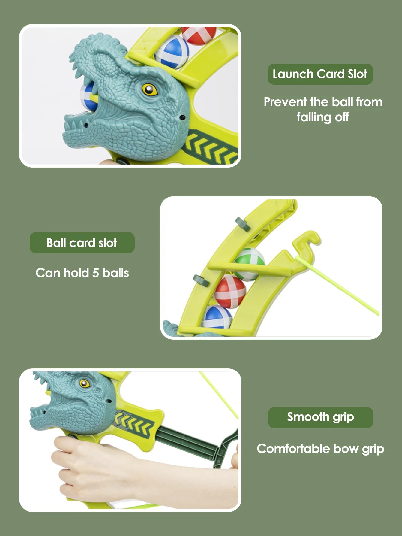 Montessori Throw Sport Slingshot Target Sticky Ball Dartboard