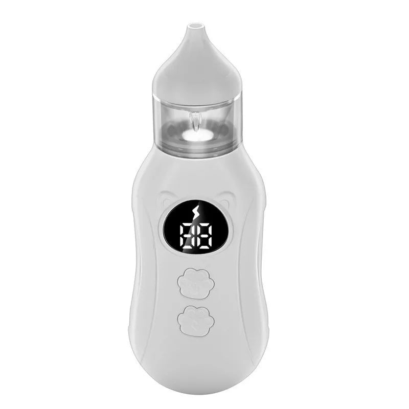 Electric Baby Nasal Aspirator Rechargeable Low Noise Nose Cleaner 9