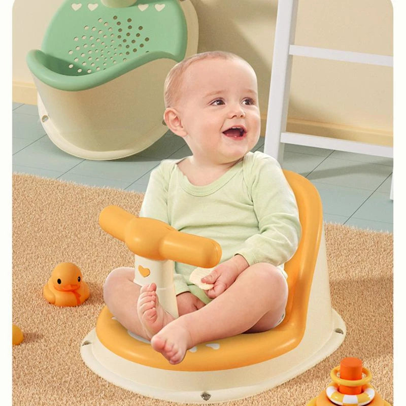 Children's Shower Seat Portable Shower Stand for Newborns and Young