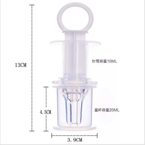 Baby Syringe Shape Feeder Newborn Dropper Medicine Feeder Needle