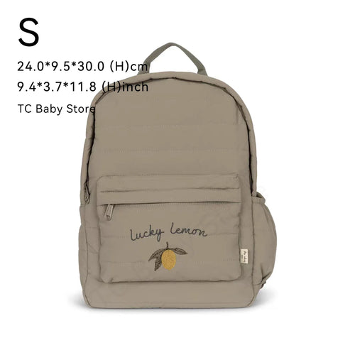 Solid Color with Design Backpack Parent-Child