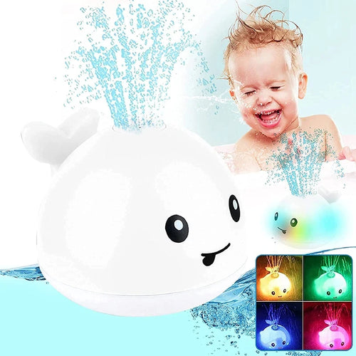 Baby Light Up Bath Toys Whale Automatic Sprinkler Bathtub Toys kids
