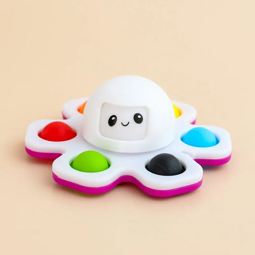 Octopus Finger Toy Spinner Expressions Push Press Bubble Sensory