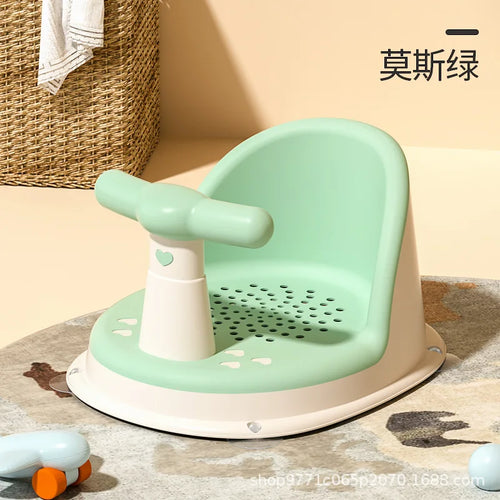 Children's Shower Seat Portable Shower Stand for Newborns and Young