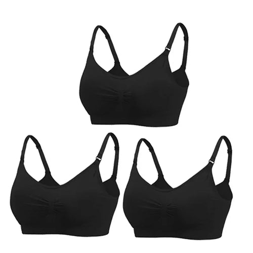 3PC/lot Breastfeeding Maternity Nursing Cotton Bras