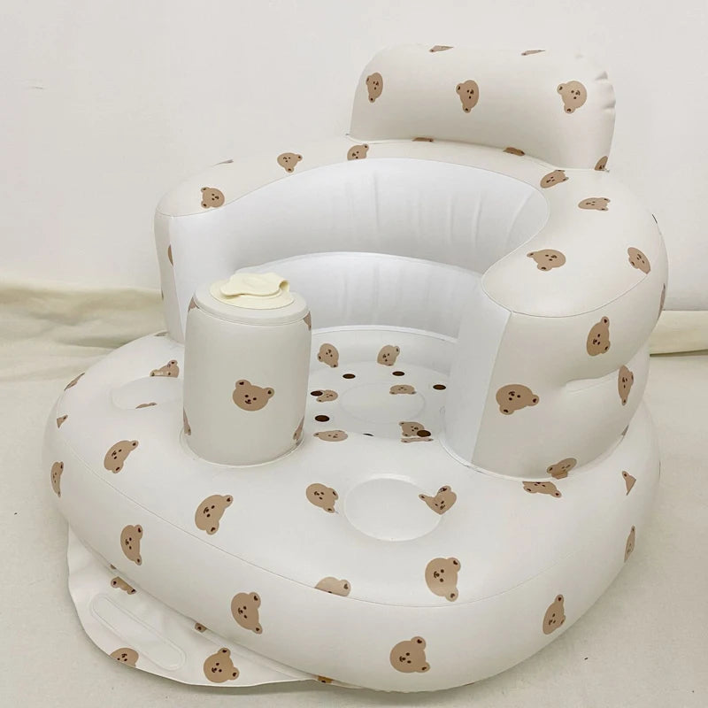 Baby Inflatable Puff Portable Chairs PVC