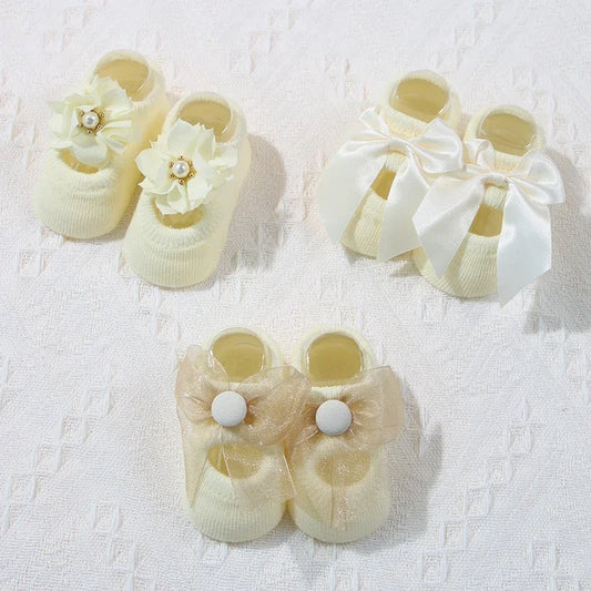 Cute Lace Bow Baby Socks