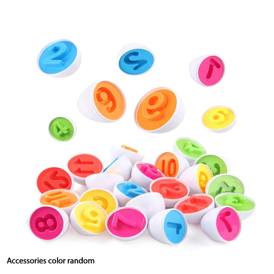 12 Matching Eggs Montessori Sensory Baby Toys Easter Eggs Chicken