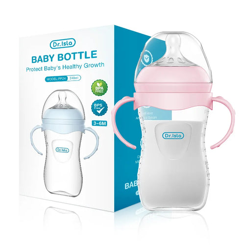 150/240/330ML Baby PP Bottle Newborn Bottle with Handle Milk
