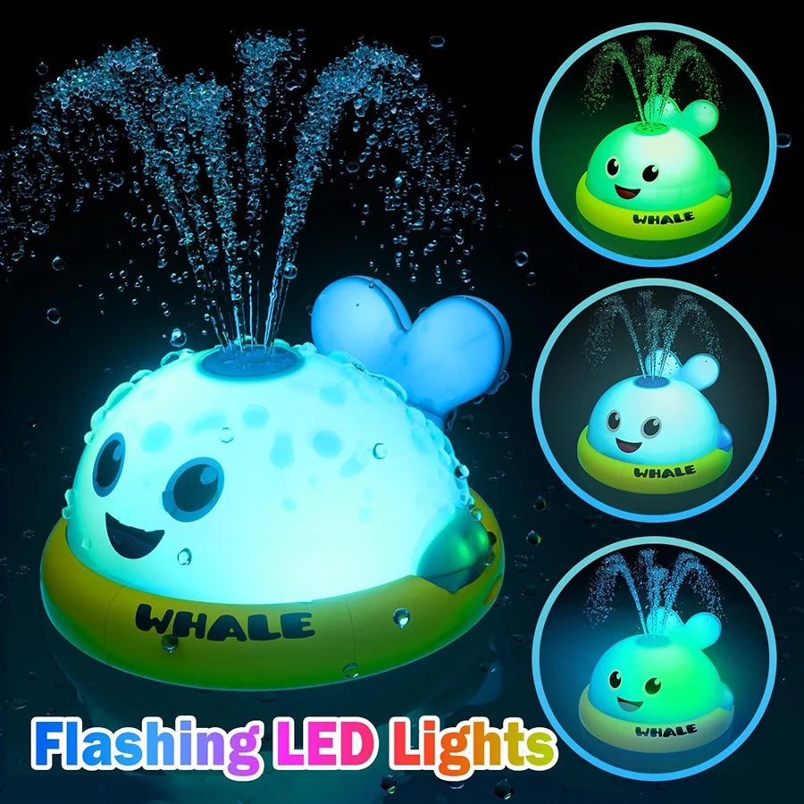 Baby Bath Toys  for Kids Light Up Whale