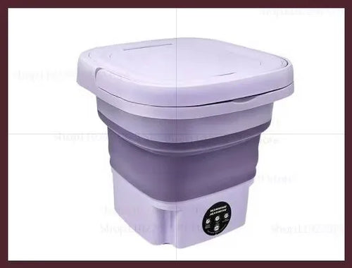 8L Portable Small Foldable Washing Machine with Spin Dryer