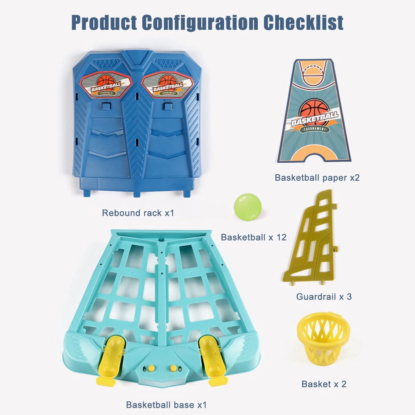 Finger Basketball Shooting Toy,Fingertip Basketball Double Shot