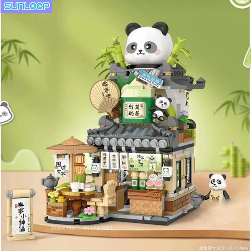 Loz Architecture Street Shop Izakaya Moc Building Blocks Store